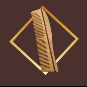 Neem wood Bina Dual teeth comb