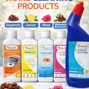 BioZenith Trial Combo Pack – 5 Natural Cleaning Essentials (250 g Each)