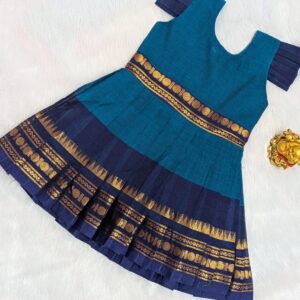Traditional Handloom Pleated Frock