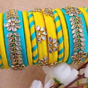 Silk thread bangles