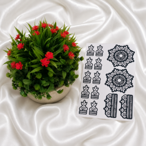 MINI SEMI BRODAL ROSE DESIGN 2