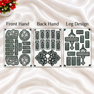 COMBO OF FRONT,BACK AND LEG DESIGN